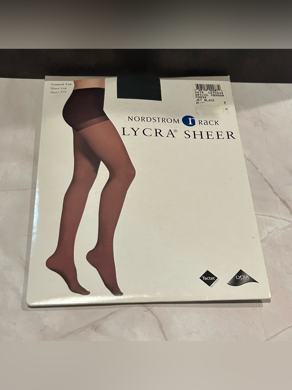Nordstrom Rack Lycra Sheer Women's Black Tights